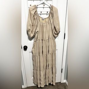 Shop Zoco Daymaker dress in sand